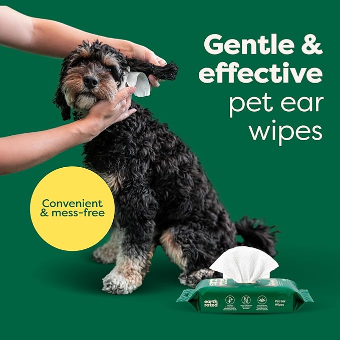 Earth Rated Short Coat Essentials - Dog Shampoo, Refresh Mist, Ear Wipes, Eye Wipes & No-Rinse Shampoo