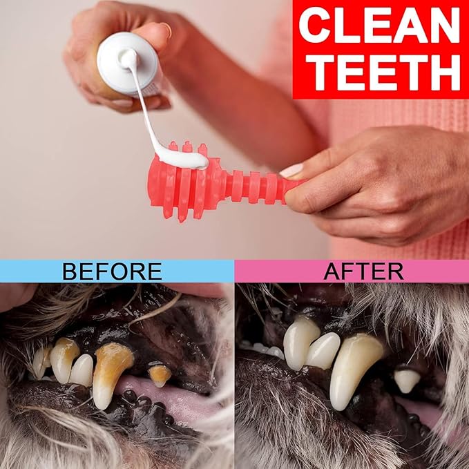 Puppy Toys, 6 Pack Dog Chew Toys for Puppy, Cute Red Small Dog Toys, Teething Toys for Puppies, Soft Durable Interactive Chew Toy for Small Dogs