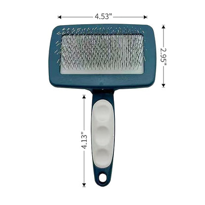 YIRU Golden Doodle Poodle Brush for Grooming,Slicker Dog Brush for Goldendoodle,Dog Grooming Brush,Pet Dog Slicker Brush for Long Haired Dogs,Removes Loose Hair,Undercoat- L