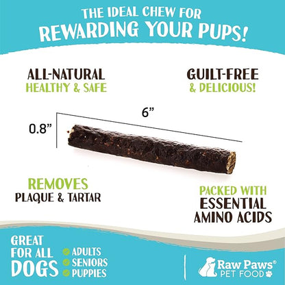 Raw Paws Wild-Caught Rabbit Treats for Dogs, 6-oz - Packed in USA - Rabbit Dog Treats - Corn, Soy & Grain Free Rabbit Bites Dog Treats - Real Rabbit Meat for Dogs - Rabbit Training Treats for Puppies