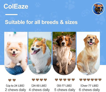 Glucosamine for Dogs 150 Count - Hip and Joint Supplement Chews with Chondroitin, MSM & Turmeric, Chondroitin Joint Supplement for Dogs - Hip & Joint Care for Joint Pain Relief - Chicken Flavor