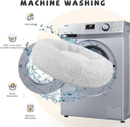 Calming Bed for Dogs 30 Inches Dog Beds for Medium Dogs Washable Anti-Anxiety Dog Beds for Medium Dogs