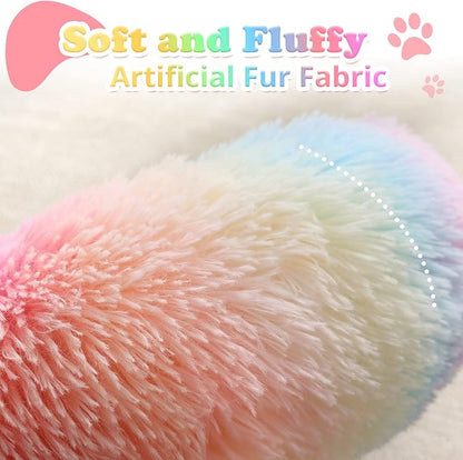 JOLLYVOGUE Dog Beds, Calming Small Dog Bed, Anti-Anxiety Dog Bed for Small Dogs, Fluffy Donut Dog Bed, Cozy Dog Cat Cushion Bed for Small Medium Dogs (24")