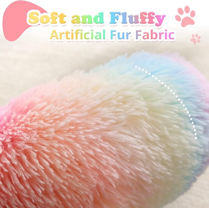 JOLLYVOGUE Dog Beds, Calming Small Dog Bed, Anti-Anxiety Dog Bed for Small Dogs, Fluffy Donut Dog Bed, Cozy Dog Cat Cushion Bed for Small Medium Dogs and Cats (20")