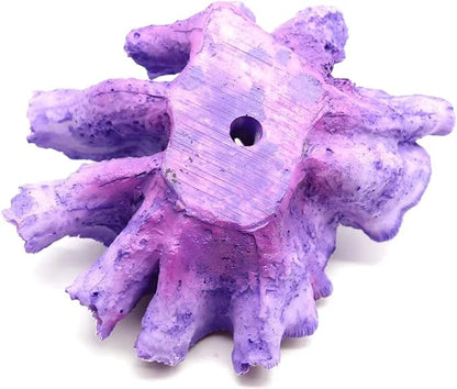 Fish Tank Coral Decoration - Aquarium Simulation Fighting Fish Dodge Cave - Betalie Fish Home Colorful Mountain (Large Purple Coral)