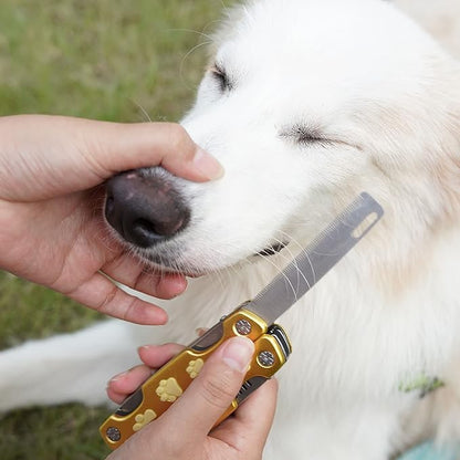 Heavy Duty Dog Nail Clippers for Thick Nail _ut Nails Like Butter, Quite Sharp Pet Nail Clippers for Large Dogs, Easy & Safe Dog Nail Trimmer for Large Medium Small Dogs Cat with Nail File