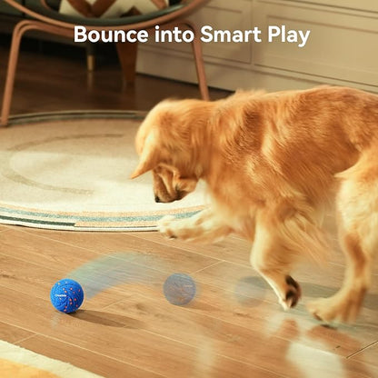 【New Material】Cheerble Smart Interactive Dog Toy, Wicked Ball AIR, Automatic Moving, Bouncing, and Rotating Ball, E-TPU Material, IPX7 Waterproof Rating, Active Rolling Ball for Medium and Large Dogs