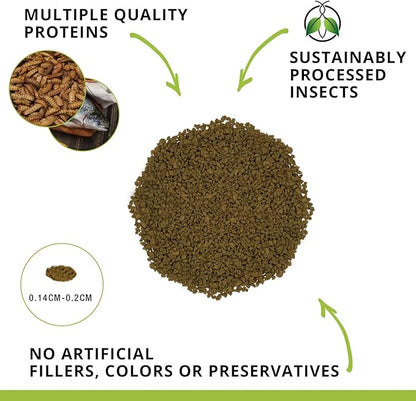 Fluval Bug Bites Bottom Feeder Fish Food, Granules for Small to Medium Sized Fish, 1.60 Oz., A6586 (Pack of 2)