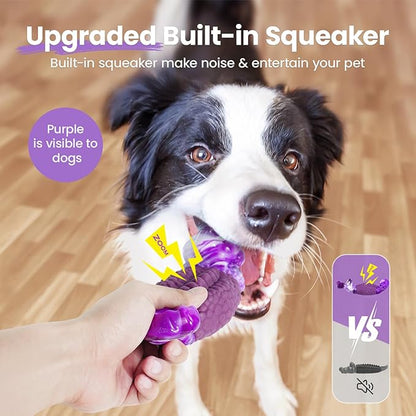 HGB Tough Dog Toys for Aggressive Chewers, Squeaky Indestructible Dog Toy, Dog Toys for Large Dogs, Dog Chew Toys for Aggressive Chewers, Large Dog Toys to Keep Them Busy, Big Dog Toys for Medium Dogs