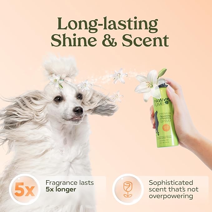 PAWFUME Dog Perfume Spray Long Lasting Scent for Grooming, Show Dog, 2-Pack  Keep Your Pup Fresh All Day  Hypoallergenic, Alcohol-Free, Detangling & Moisturizing  Salon-Quality Dog Cologne Spray