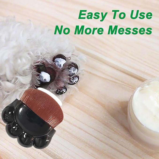 Dog Paw Pad Balm Brush Paw Butter for Dogs Brush Dog Accessories for Dog Nose Balm og Care Products for Dog Paw Butter Paw Balm Applicator for Dog 2Psc