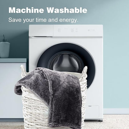 Onarway Dog Blanket Washable for Puppy: 4 Packs Dog Blankets 40”x28” - Fluffy Soft Small Throw for Cat Puppy Kitten Dogs - Fleece Pet Blankets for Bed Sofa Car and Indoor - Purple