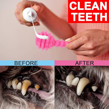 Puppy Toys, 6 Pack Dog Chew Toys for Puppy, Cute Pink Small Dog Toys, Teething Toys for Puppies, Soft Durable Interactive Chew Toy for Small Dogs