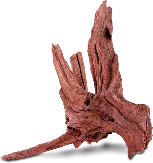 Natural Wood Driftwood for Aquarium Fish Tank Decor,Assorted Trunk Driftwood Branch for Reptile Decor (ZYM Driftwood Medium (8 to12 Inch)-Pack of 1)