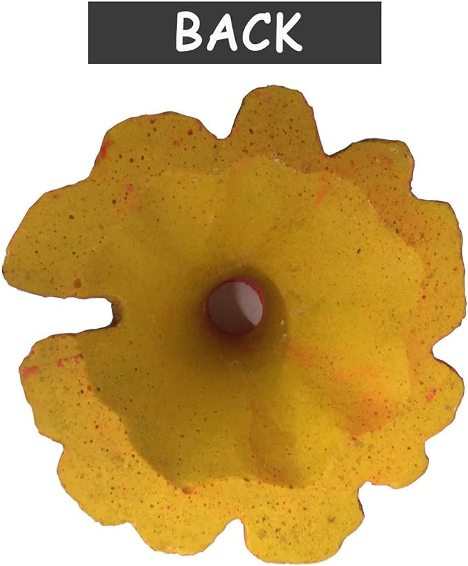 Tank Decoration Volcano Ornament Lava Explosion Look Aquarium Decorations with Multi-Color LED Spotlight for Fish Tank (M)