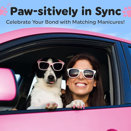 Dog Nail Polish Pens Quick Dry 15 Colors - Pet Nail Polish for Dogs or Cats, Easy Application Dog Safe Nail Polish, Fast Dry Dog Polish - Great Girl Dog Accessories, or a Puppy Nail Pawlish Set