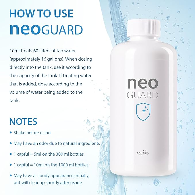 Neo Guard - Phosphate Remover & Algae Prevention Solution for Aquariums - Prevents Algae Growth, Removes Excess Phosphates, Maintains Clear Water - Water Conditioner for Aquarium Tank - 1000ml