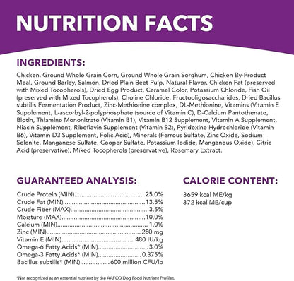 IAMS Advanced Health Skin & Coat Adult Dry Dog Food Chicken and Salmon Recipe, 6 lb. Bag