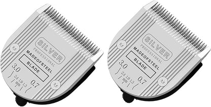 2PCS Adjustable 5 in 1 Replacement Blades Compatible with Wahl Bravura Clipper Chromadoï¼_reativaï¼_igura Dog Clippers for Dogs Grooming (5in1/2Pack)