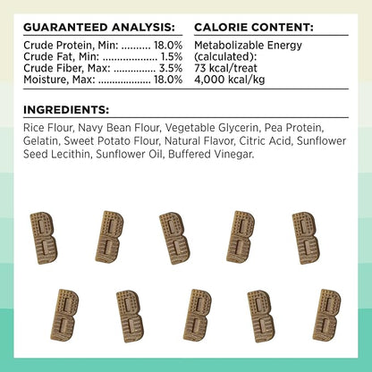 BIXBI Natural Dog Dental Care Chews Oral Health Dog Treats, for Mini/Small Size Dogs, 30 Treat Pack