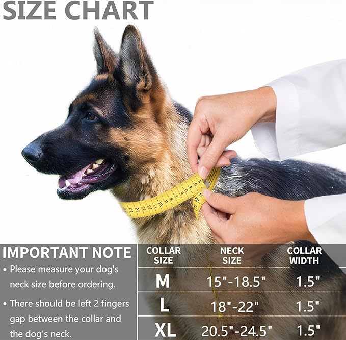 KCUCOP Tactical Dog Collar - Heavy Duty Dog Collar with Handle and Metal Buckle, Military Thick Dog Collars for Medium and Large Dogs(Upgrade Camo-M, 2 Patches)