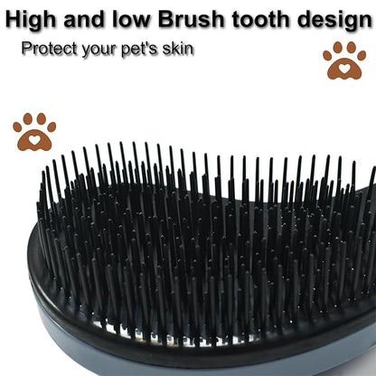 Puppy Brush, Soft Dog Brush for Grooming, Puppy Hair Remover Brush Comb, Grooming Tool for Poodles,Teddy, Yorkies, Maltese, Shih Tzu, Chihuahua, Gradient blue