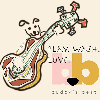 Buddy's Best Dog Shampoo for Smelly Dogs - Dog Shampoo and Conditioner for Dry and Sensitive Skin - Moisturizing Puppy Wash Shampoo, Coconut Vanilla Bean Scent, 16oz