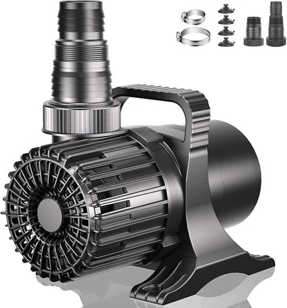 WaterRebirth (4900GPH-250W,UL listed) High Flow Submersible Large Fountain Submersible Water Pond Sump Pump Aquarium Electric Waterfall Pump Outdoor PS-4900