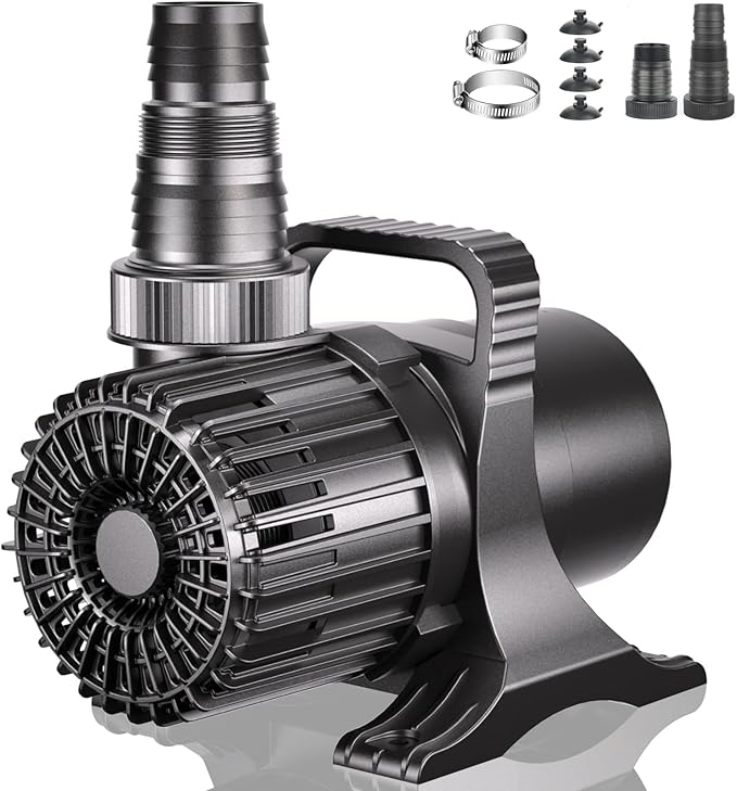 WaterRebirth (4000GPH-230W,UL listed) Large Fountain Submersible Water Pond Sump Pump Aquarium Electric Waterfall Pump Outdoor PS- 4000