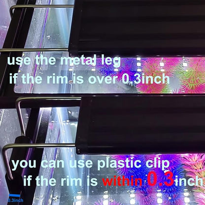 AQUANEAT LED Aquarium Light for 24 to 30 Inch Fish Tank, Full Spectrum Fish Tank Light, with Daylight Moonlight Mode