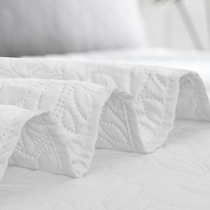 Easy-Going Waterproof Dog Bed Cover Reversible Leak Proof Pet Blanket Replacement Mat for Furniture Washable Couch Cover Sofa Cover for Dogs Cat(30x70 Inch, White/White)