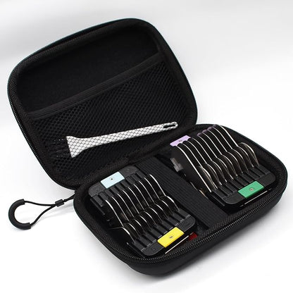 8 Pieces Professional A5 Style Animal Clipper Stainless Steel Color-Coded Snap-on Attachment Guard Guide Combs Set, 1/8"-1" Compatible with Wahl KM Series Oster A5 Andis Detachable Blade Pet Groomers