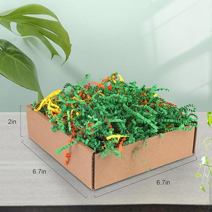 Kyouki Crinkle Paper Bird Toys, for Small Parrots, Parakeets, Cockatiels, Lovebirds, Conures, Budgies, Finches, Canaries – Fun Chewable & Shreddable Toy with Colorful Crinkle (Wrinkled Paper)