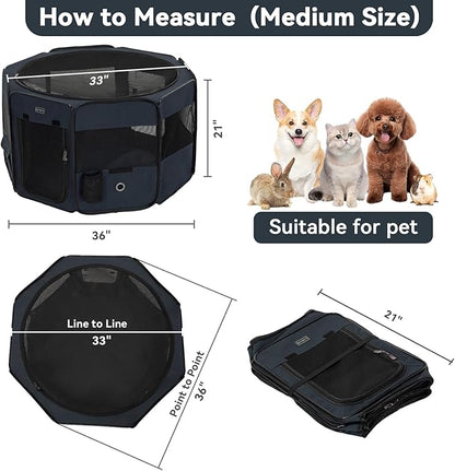 Dog Playpen 36" Portable Pet Play Pens