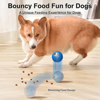Zoomie Buddy 2.0 Interactive Dog Toys,MotionActivated Moving Dog Toy for Small/Medium Dogs,Enrichment Toys for Dogs, Dog Feeder Puzzle Toy, Dog Track Food Leaking Ball. (Blue)