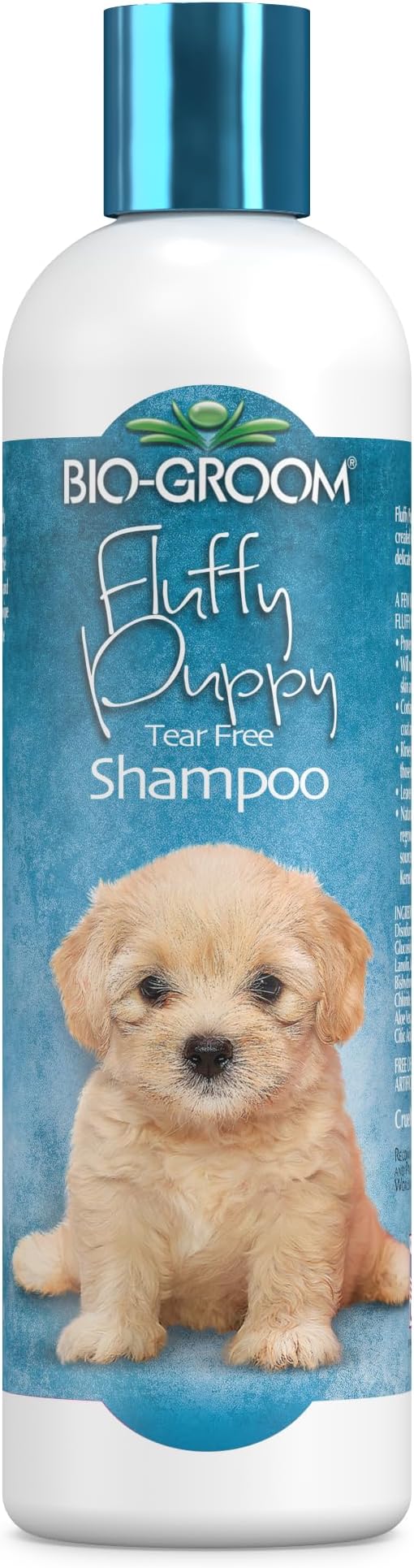 Bio-Groom Fluffy Puppy Tear-Free Shampoo  Dog Bathing Supplies, Puppy Shampoo, Cat & Dog Grooming Supplies for Sensitive Skin, Cruelty-Free, Made in USA, Tearless Dog Products  12 fl oz 1-Pack