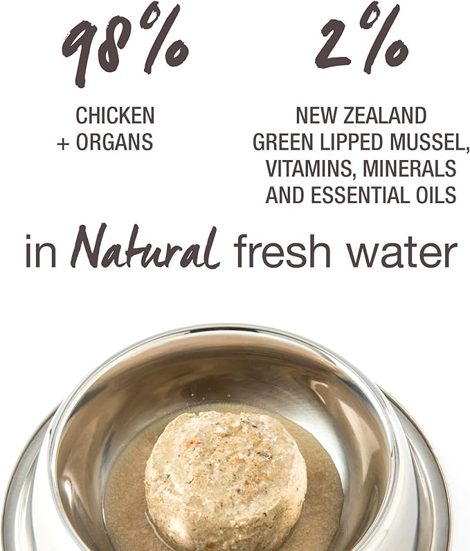 Feline Natural Wet Cat Food Pate, Chicken Feast, 3 Oz Cans (Pack of 24), Grain Free, Made in New Zealand with Cage-Free Chicken, Single Source, Limited Ingredient