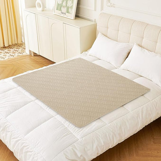 hyha Waterproof Dog Blanket, Soft Pet Bed Blankets, Waterproof Sofa Couch Cover for Dogs Washable, Reversible Pet Couch Covers for Sofa Furniture (40x50 Inch, Taupe/Beige)