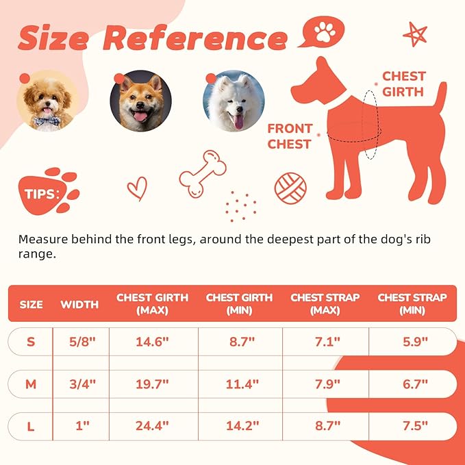 Dog Harness for Large Dogs Rayon Derived from Bamboo 90%, Polyester 10% No Pull Large Dog Harness, Step-in Adjustable Dog Harness for Large Dogs-Orange