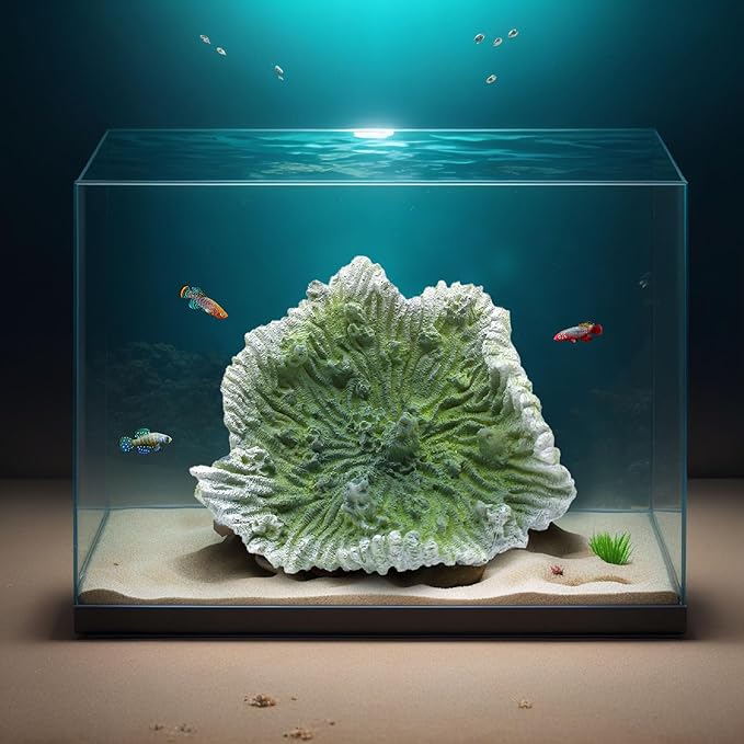 Coral Reef Decor Plant Aquarium Accessories, Fake Coral Ornament, Fish Tank Simulation for Betta Fish Tank Landscape Desktop Decoration