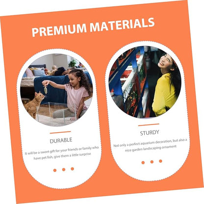 Pumpkin Shaped Aquarium Cave Fish Tank Decor Lovely Garden Landscaping Ornament for Pet Fish Enthusiasts