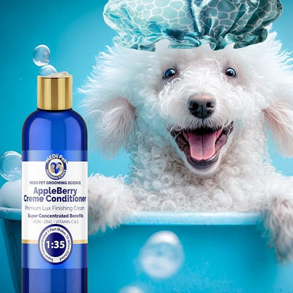 Sensitive Skin Shampoo & Conditioner: 16oz Super Concentrated Hypoallergenic Dog, Cat, Horse Safe. Gentle, no Burning, Puppy Safe Makes 4 gallons When diluted or use Full Strenght