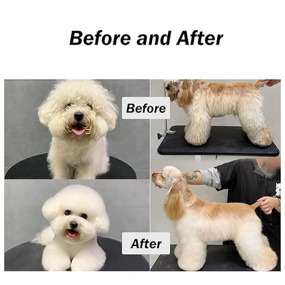 Electric Pet Hair Styling Beauty Comb, Dog Grooming Brush, Negative Ion Function & Adjustable Temperature, Safety Protection, Animal Hair Straightener