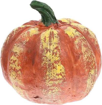 Fish and Shrimp Hideout House Terrarium Decor Betta Fish Cave Hideout Betta Toys Glass Animals Pumpkin Cave Halloween Decor Ornaments for Tanks Aquarium Resin Rock