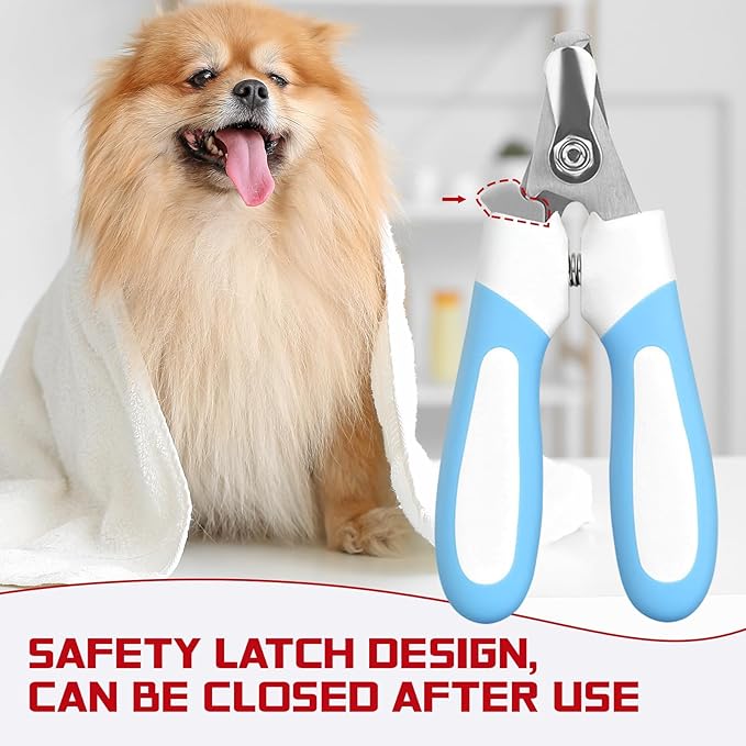 Dog Nail Trimmer - Dog Nail Clippers for Large Dogs with Safety Guard Professional Dog Nail Care to Prevent Over Cutting