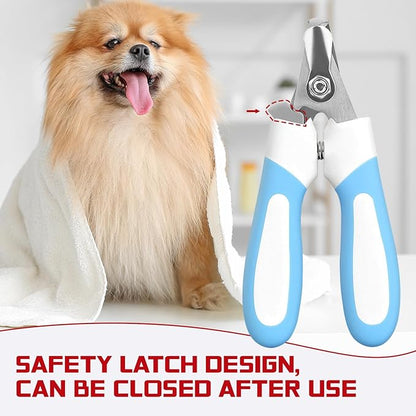 Dog Nail Trimmer - Dog Nail Clippers for Large Dogs with Safety Guard Professional Dog Nail Care to Prevent Over Cutting