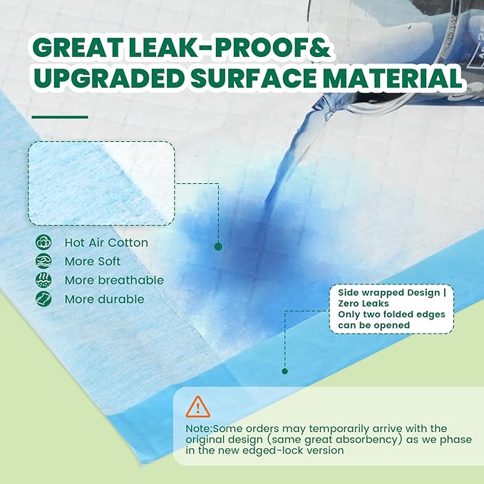 IMMCUTE Heavy Duty Puppy Pee Pads 22"x23"-100 Count | Dog Pee Training Pads Super Absorbent & Leak-Proof | Disposable Pet Piddle and Potty Pads for Puppies | Dogs | Doggie| Cats | Rabbits