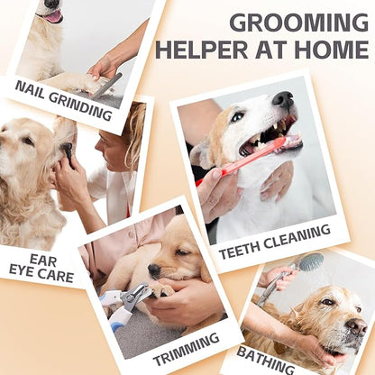 Dog Grooming Hammock Harness for Medium Dogs Nail Trimming, Dog Sling for Cutting Nails, Dog Hanging Holder Hanger for Clipping Nails with Nail Clippers, Nail File