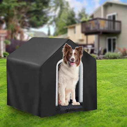 Dog House Cover,Dog Houses Cover for Large Dogs Outside,Covers for Winter Large Dog House Outdoor Weatherproof (43x42x39in)-Only Cover