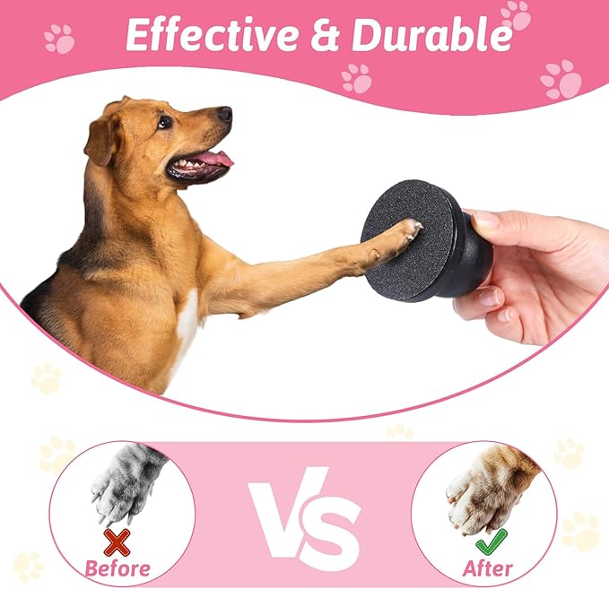 Dog Nail File Board, Dog Scratch Pad for Nails, Dog Nail Scratch Board for Dogs, Nail File for Dogs, Cat Nail File, Nail Dremel Tool for Dogs, Pet Nail File with 3 Pcs Replaceable Sandpaper(Wood)